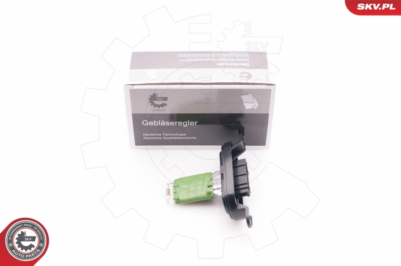 Resistor, interior blower